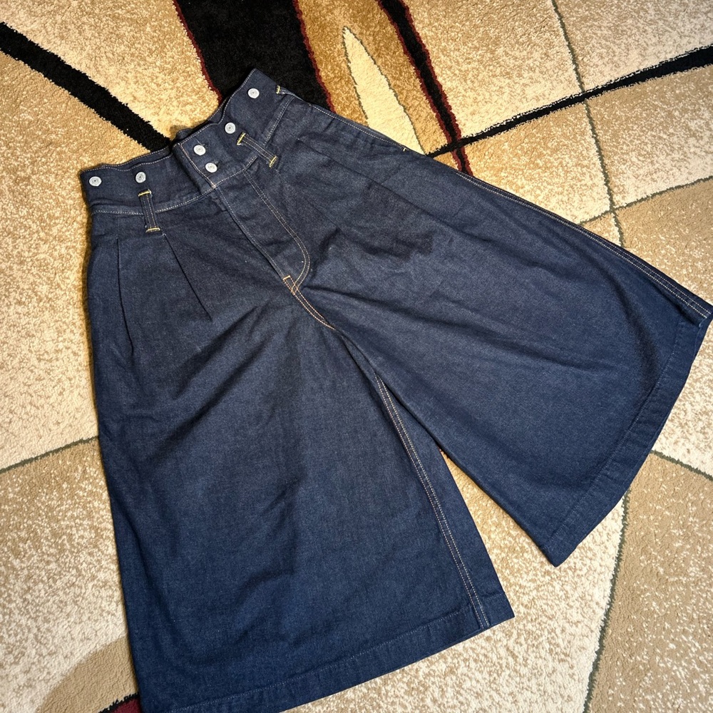 RARE Yamane Evisu wide leg jorts / culottes
